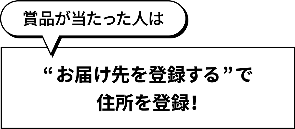 賞品が当たった人は